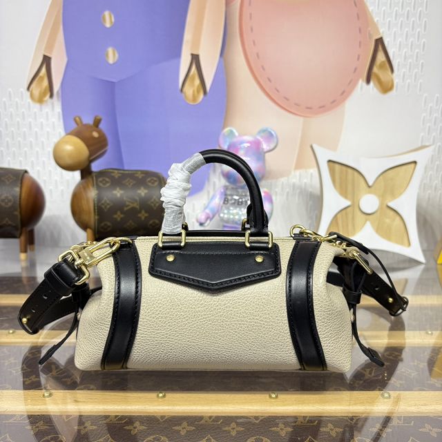 Louis vuitton original calfskin nano biker handbag M14623 grey