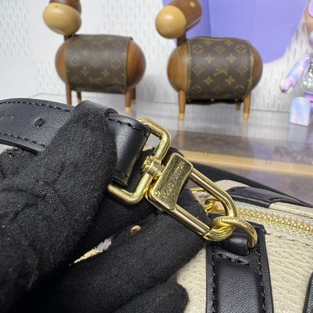 Louis vuitton original calfskin nano biker handbag M14623 grey