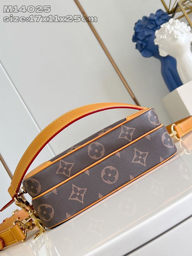 Louis vuitton original monogram calfskin nil city bag M14025 brown