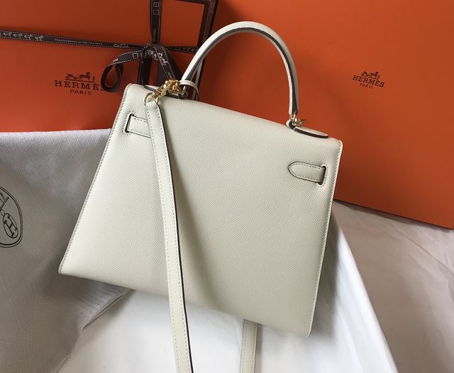 Hermes original epsom leather kelly 32 bag K32-1 parthemin