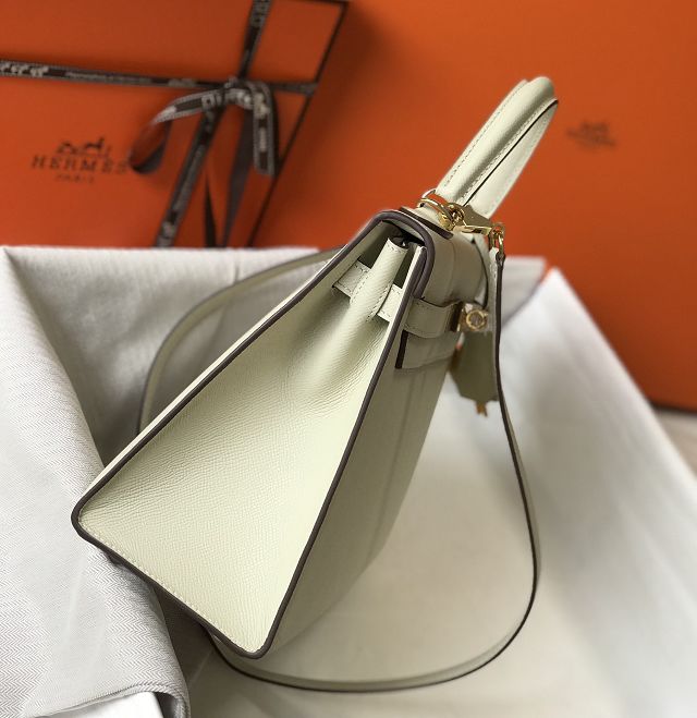 Hermes original epsom leather kelly 32 bag K32-1 parthemin
