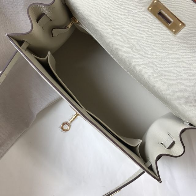 Hermes original epsom leather kelly 32 bag K32-1 parthemin