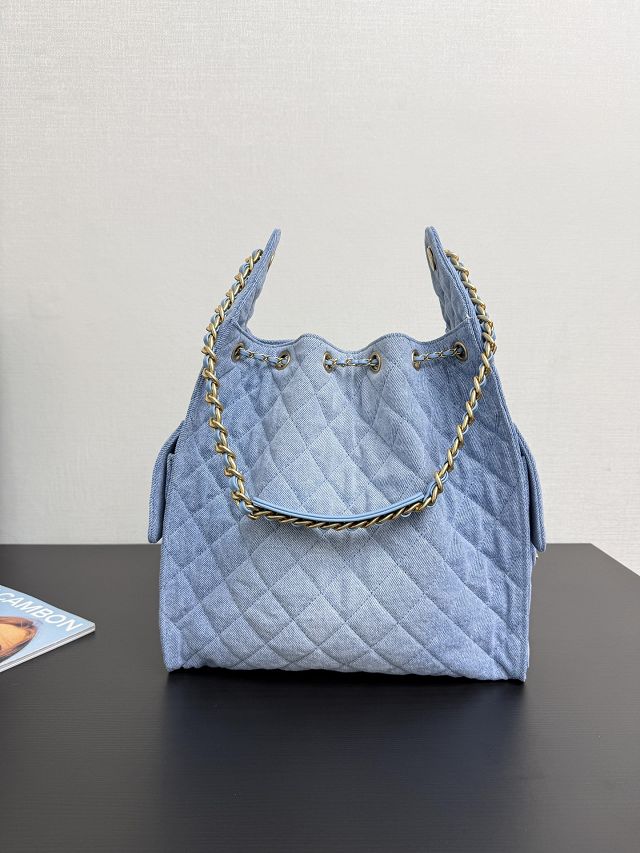 CC original denim 25 medium handbag AS5311 blue