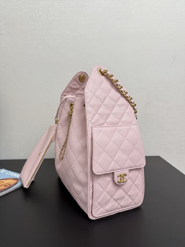 CC original grained calfskin 25 medium handbag AS5311 light pink