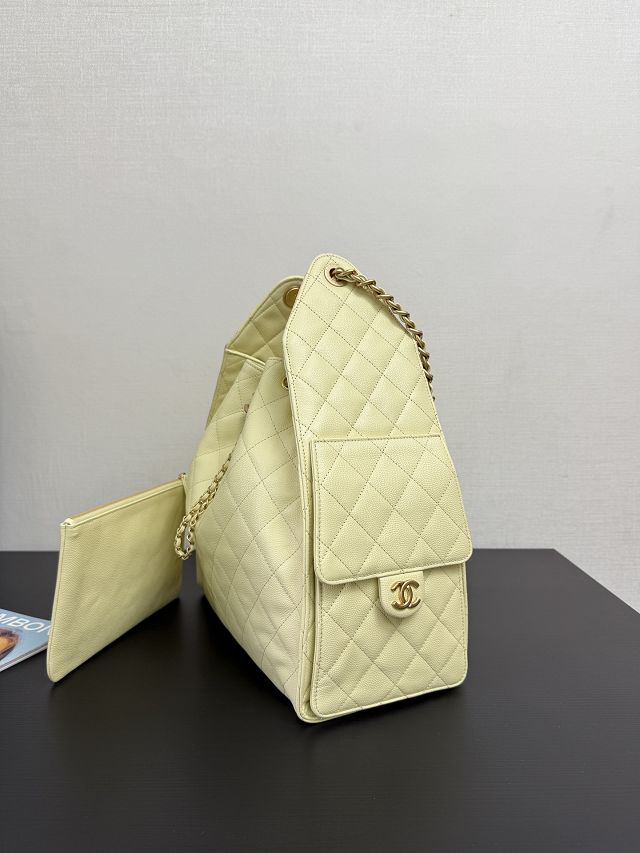 CC original grained calfskin 25 medium handbag AS5311 yellow