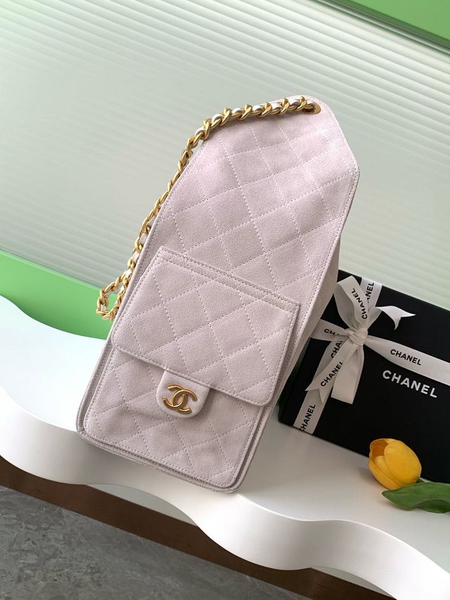 CC original suede 25 medium handbag AS5311 light grey