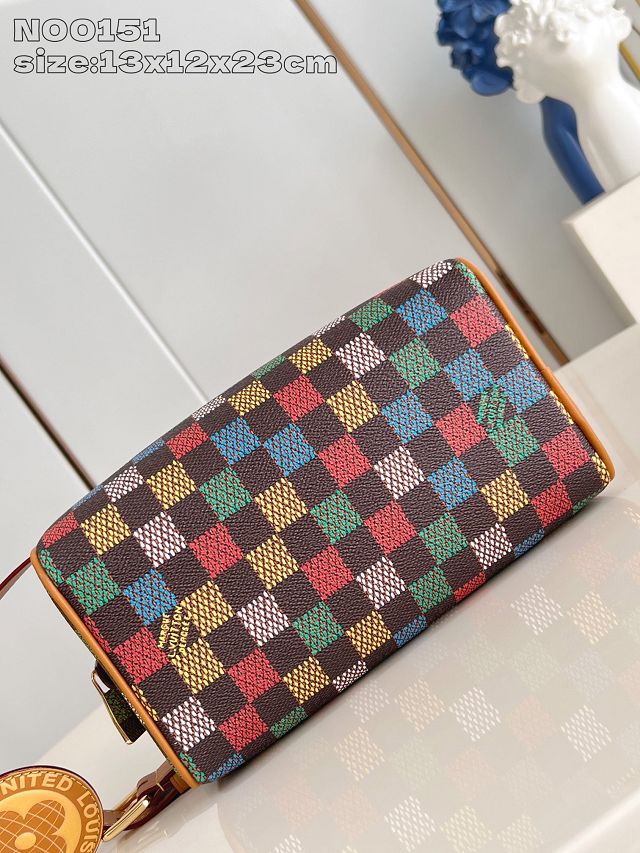 Louis vuitton original damier ebene locker dopp kit N00151