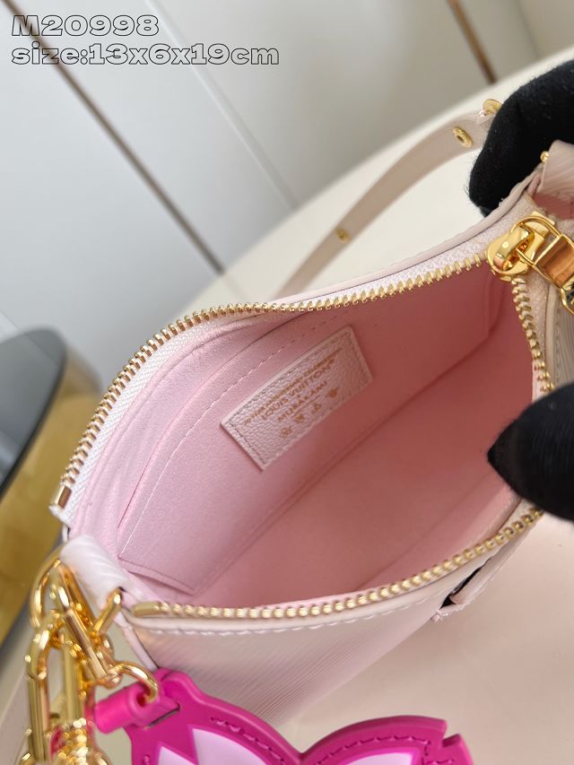Louis vuitton original epi leather marellini bag M13101 white