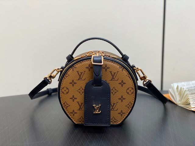 Louis vuitton original monogram reverse mini boite chapeau M83614