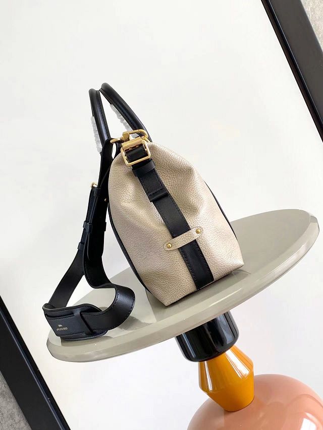 Louis vuitton original calfskin LV biker MM M14702 grey