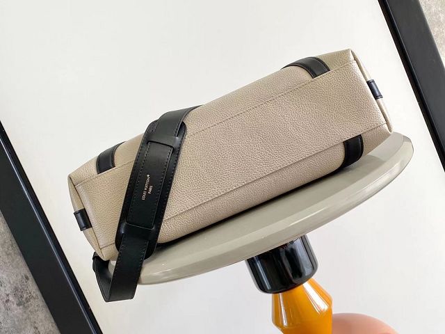 Louis vuitton original calfskin LV biker MM M14702 grey