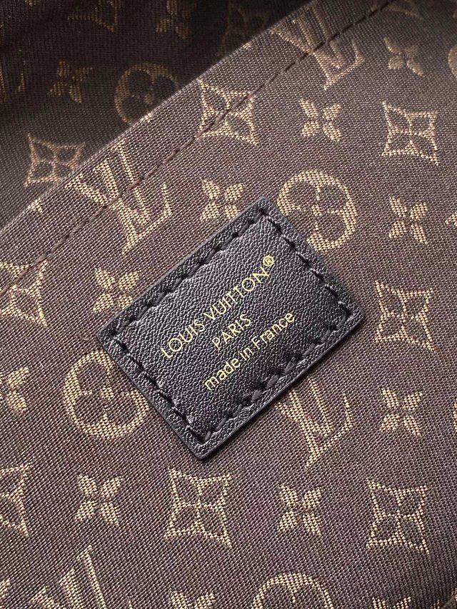 Louis vuitton original calfskin LV biker MM M14702 grey