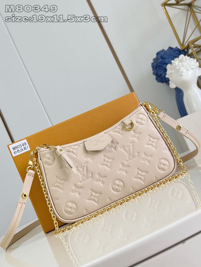 Louis vuitton original calfskin easy pouch M14421 dune