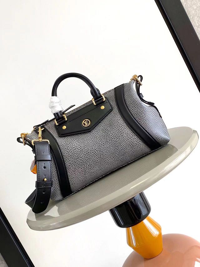 Louis vuitton original calfskin nano biker handbag M14623 denim blue