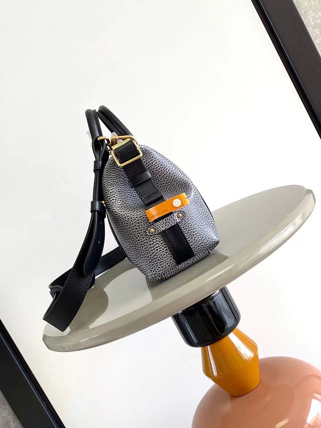 Louis vuitton original calfskin nano biker handbag M14623 denim blue
