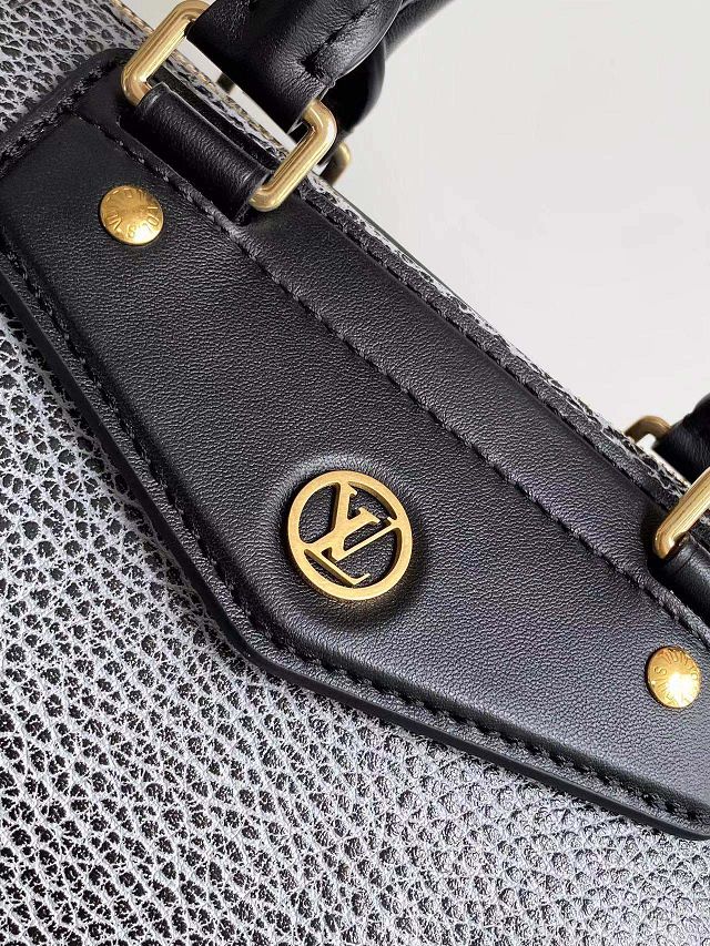 Louis vuitton original calfskin nano biker handbag M14623 denim blue
