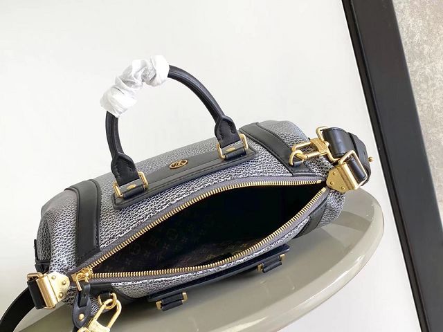 Louis vuitton original calfskin nano biker handbag M14623 denim blue
