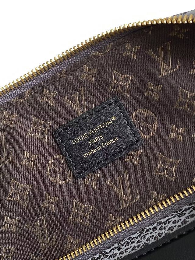 Louis vuitton original calfskin nano biker handbag M14623 denim blue