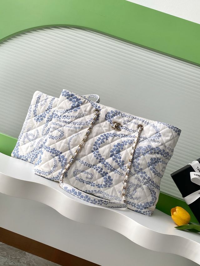 CC original denim shopping bag AS5429 blue