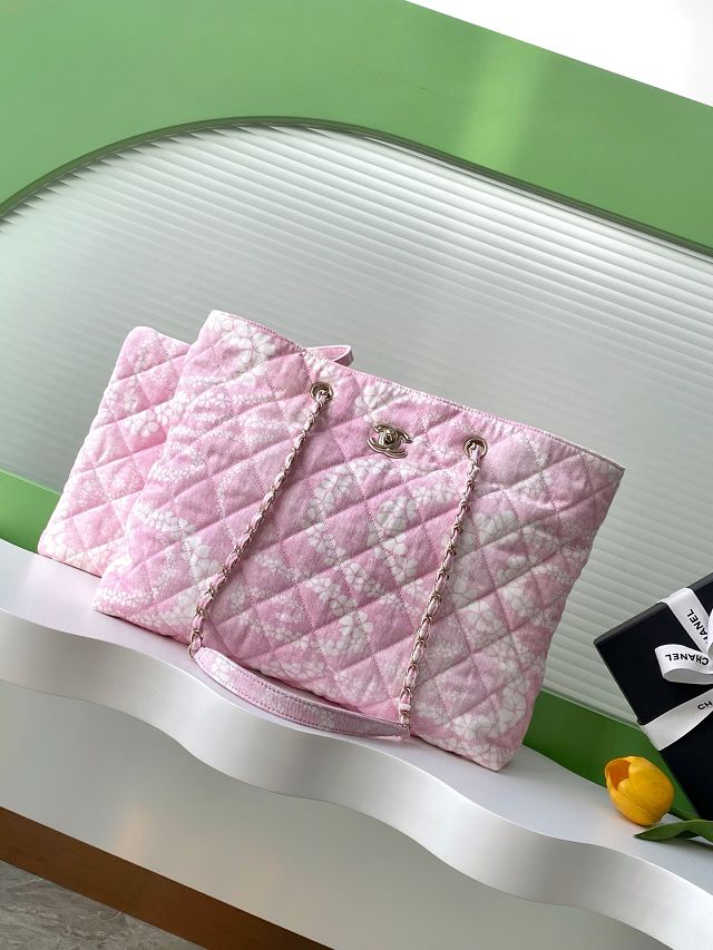 CC original denim shopping bag AS5429 pink