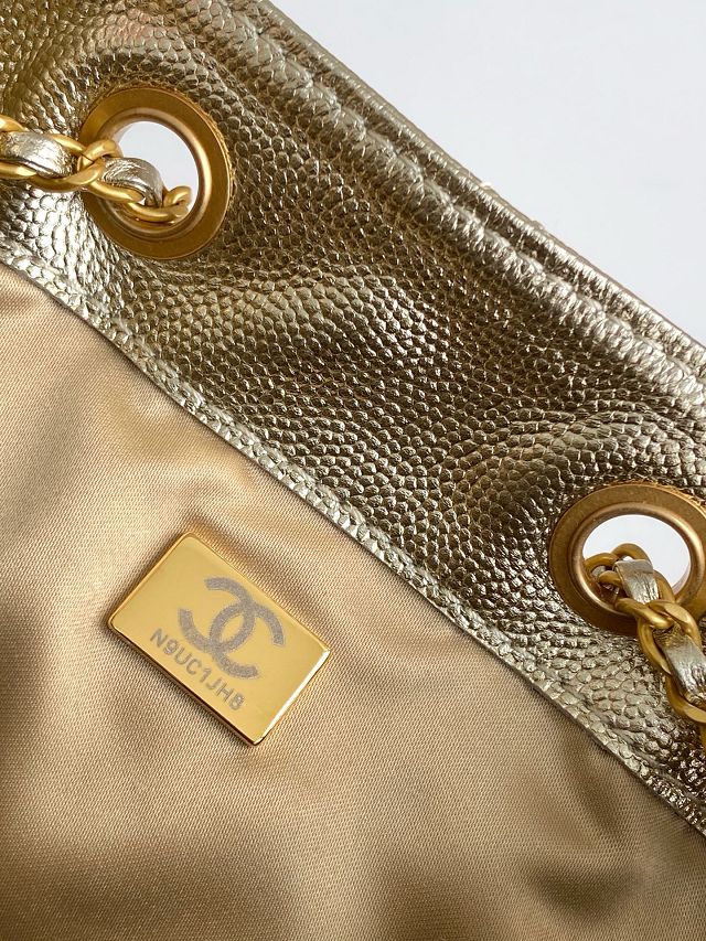 CC original grained calfskin 25 medium handbag AS5311 gold