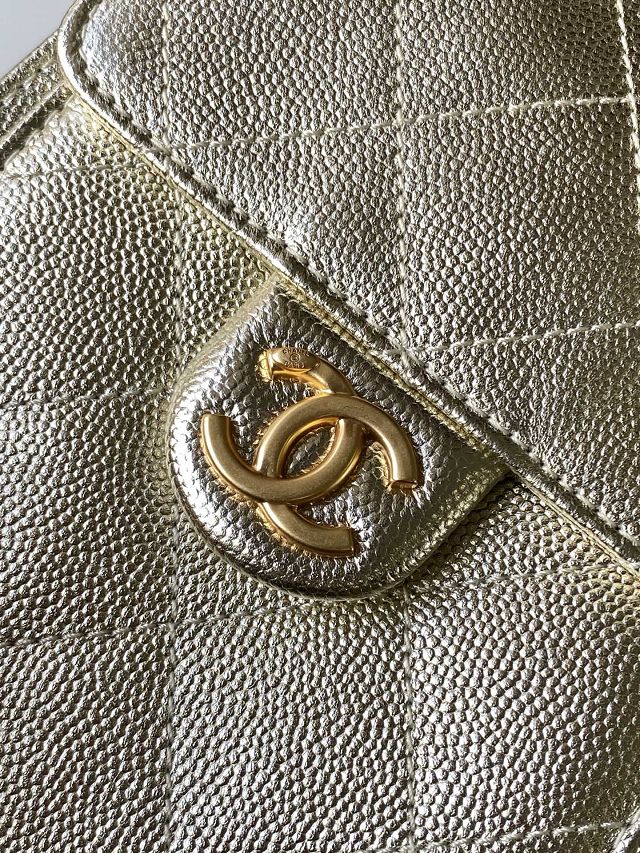 CC original grained calfskin 25 small handbag AS5293 gold