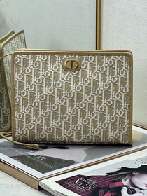 Dior original canvas 30 montaigne dea pouch S2107