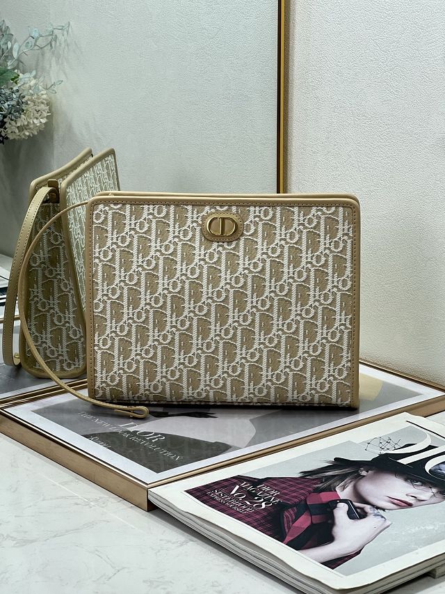 Dior original canvas 30 montaigne dea pouch S2107
