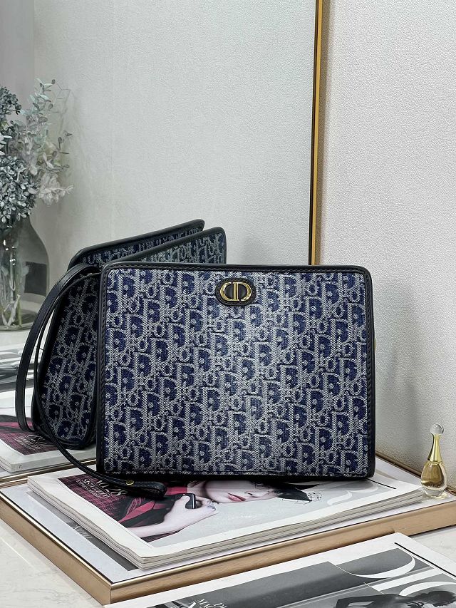 Dior original canvas 30 montaigne dea pouch S2107