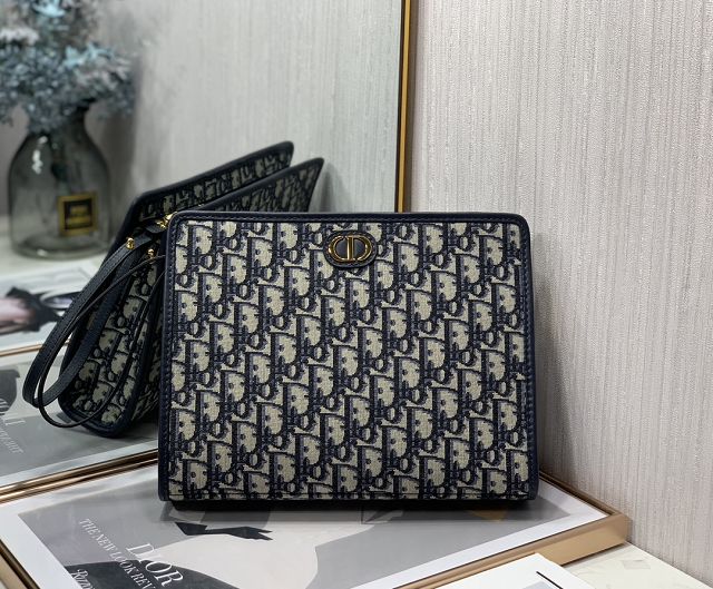 Dior original canvas 30 montaigne dea pouch S2107