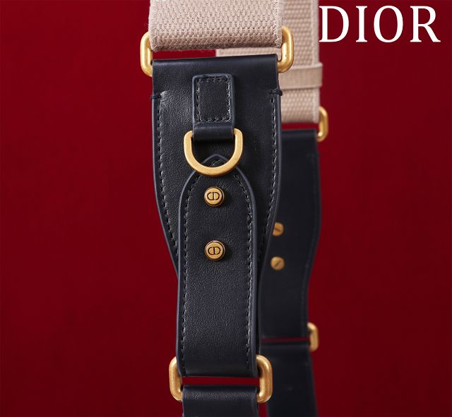 Dior original canvas&calfskin small streetchic bag M3913 blue