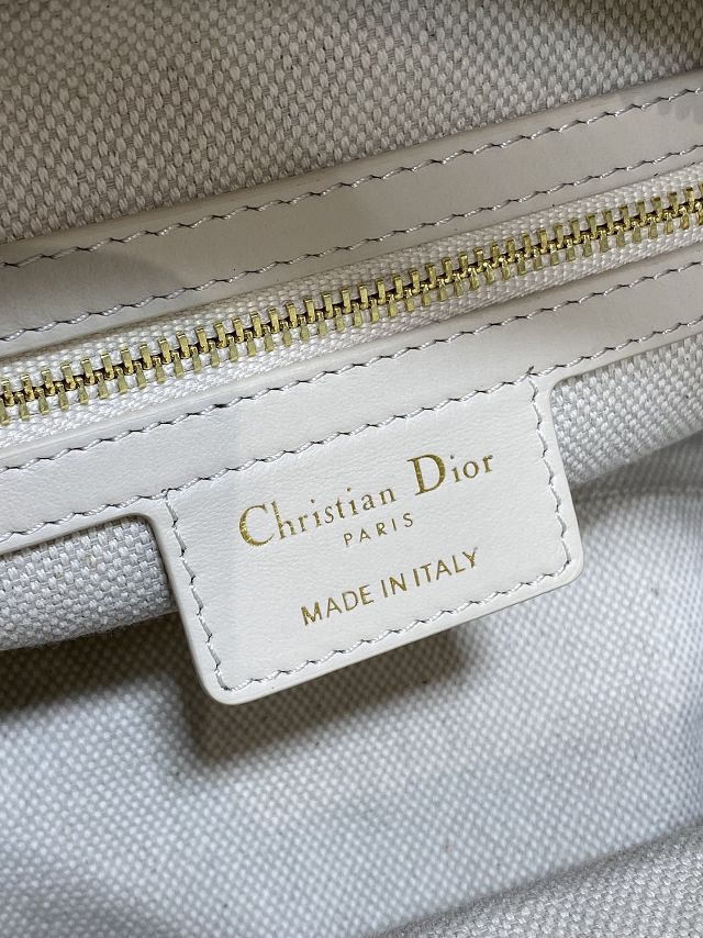 Dior original cotton medium D-Journey bag M2417 blue