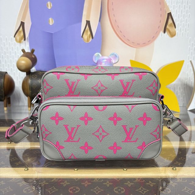 Louis vuitton original calfskin nil cross-body bag M15024 grey