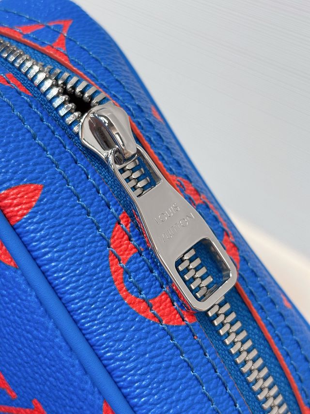 Louis vuitton original monogram canvas danube cross-body bag M14685 blue
