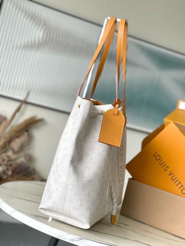 Louis vuitton original monogram canvas marina tote M14652 white