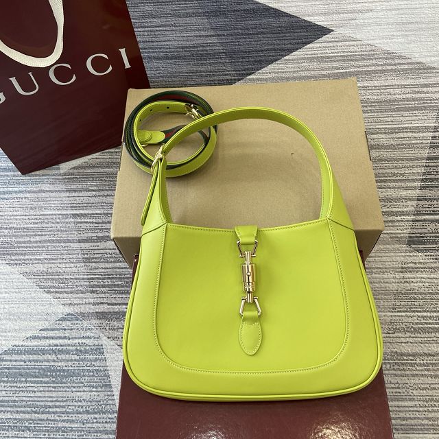 GG original calfskin jackie 1961 small shoulder bag 810232 green