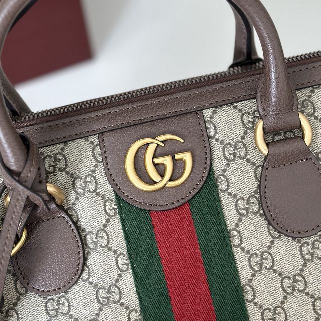 GG original fabric savoy medium duffle bag 834469 brown