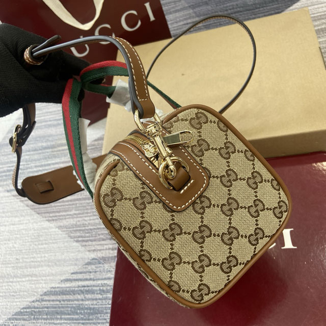 GG original canvas mini handbag 859975 beige