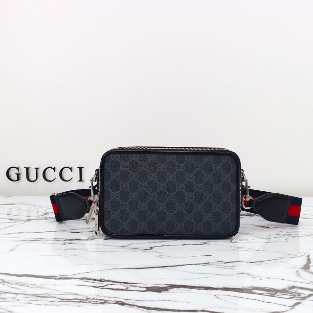 GG original canvas small shoulder bag 792456 black