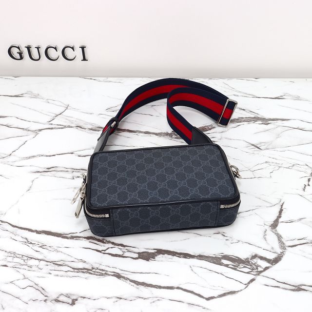 GG original canvas small shoulder bag 792456 black