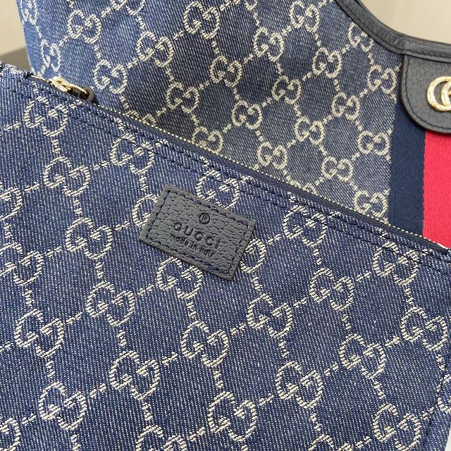 GG original denim giglio large tote bag 853971 dark blue