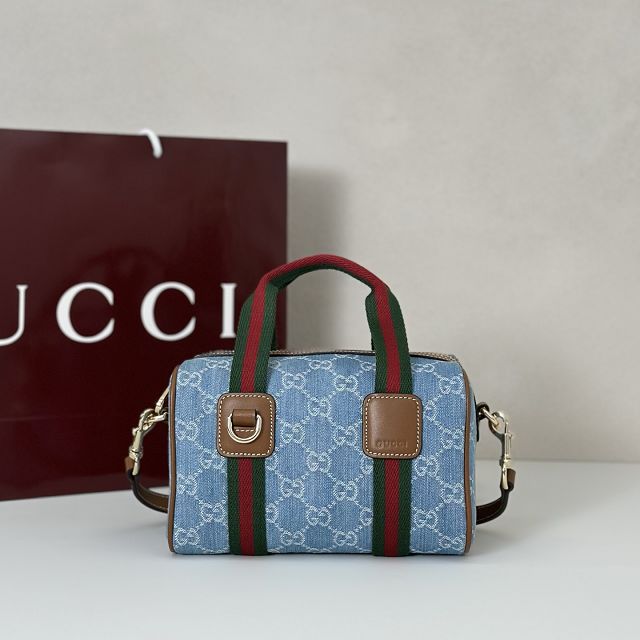 GG original denim mini handbag 859975 blue