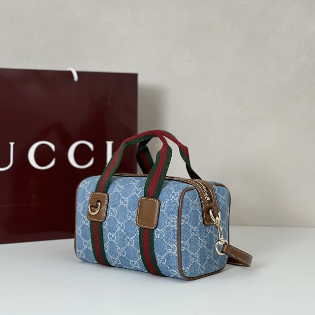 GG original denim mini handbag 859975 blue