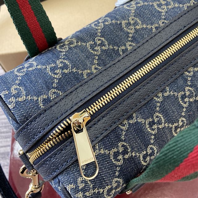 GG original denim mini handbag 859975 dark blue