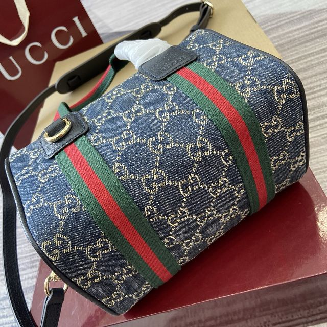 GG original denim mini handbag 859975 dark blue