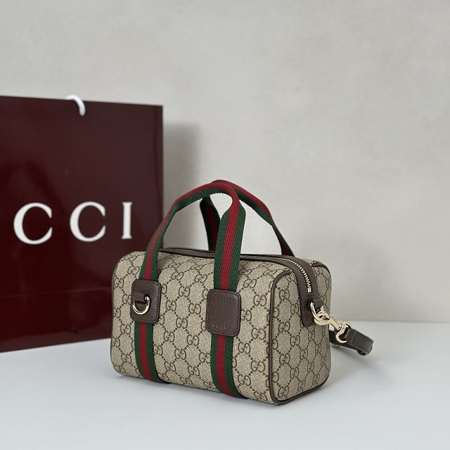 GG original fabric mini handbag 859975 brown