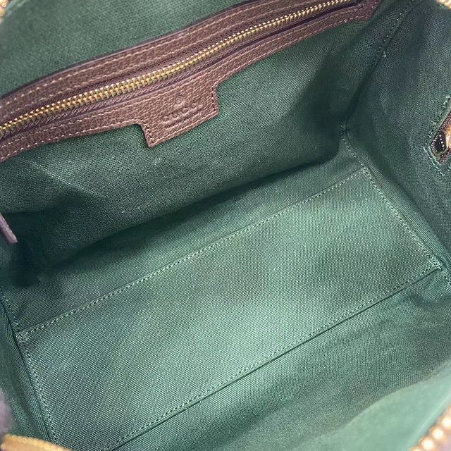 GG original fabric ophidia medium boston bag 836825 brown