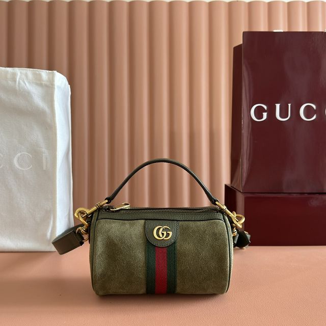 GG original suede ophidia mini bag 846869 green