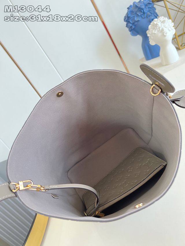 Louis vuitton original calfskin all in GM handbag M25823 smoke