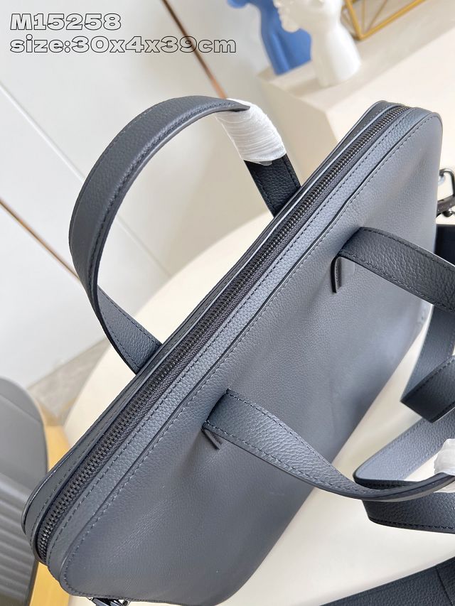 Louis vuitton original calfskin gate briefcase M15258 black